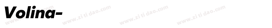 Volina字体转换