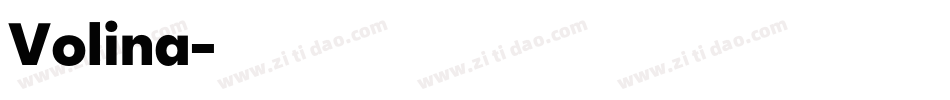Volina字体转换