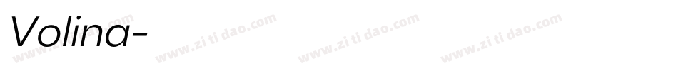 Volina字体转换