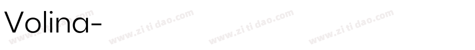 Volina字体转换