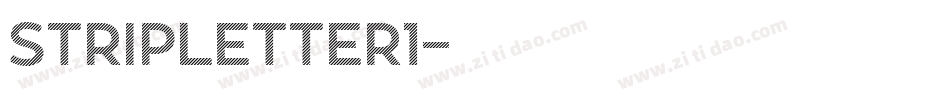 StripLetter1字体转换