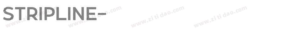 StripLine字体转换