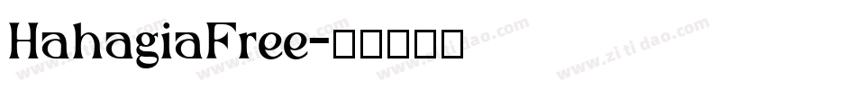 HahagiaFree字体转换