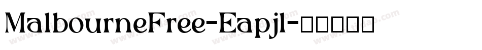 MalbourneFree-Eapjl字体转换
