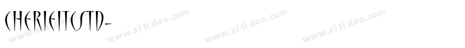 CherieITCStd字体转换