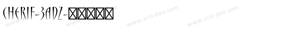 Cherif-3adZ字体转换