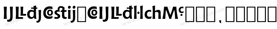 ExtensionExtraBold字体转换