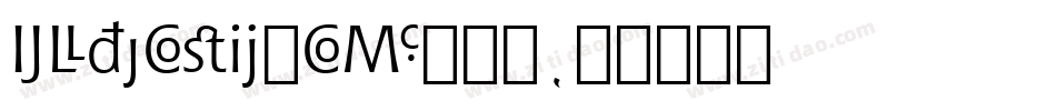 ExtensionBold字体转换