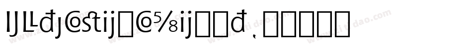 ExtensionLight字体转换