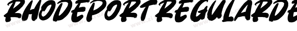RhodeportRegularDemo-K7WAA字体转换