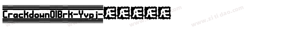 CrackdownO1Brk-Yvpj字体转换