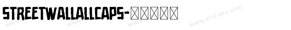 StreetwallAllcaps字体转换