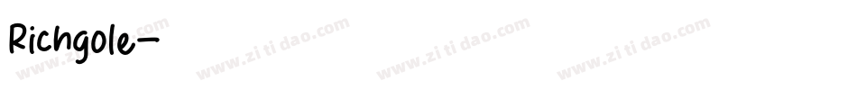 Richgole字体转换