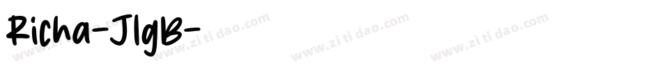 Richa-JlgB字体转换