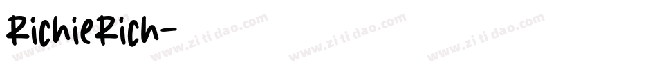 RichieRich字体转换