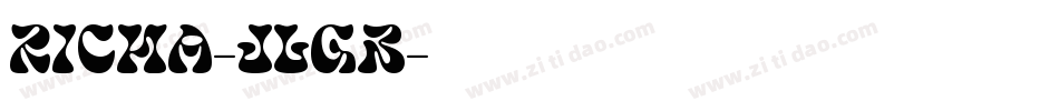 Richa-JlgB字体转换