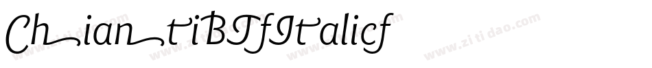 ChiantiBT-Italic字体转换