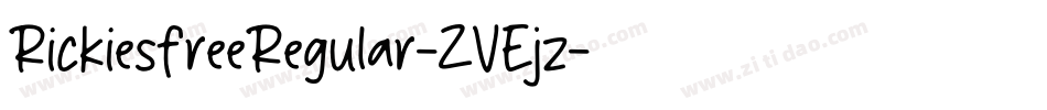 RickiesfreeRegular-ZVEjz字体转换
