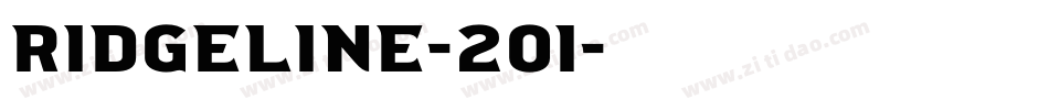 Ridgeline-201字体转换