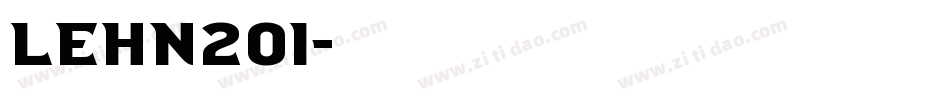 LEHN201字体转换