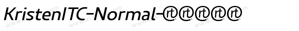 KristenITC-Normal字体转换