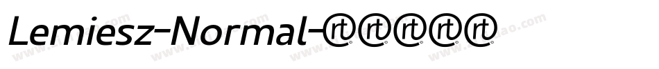 Lemiesz-Normal字体转换