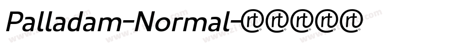 Palladam-Normal字体转换
