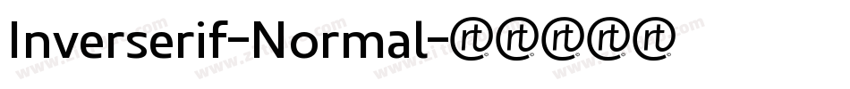Inverserif-Normal字体转换