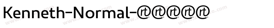 Kenneth-Normal字体转换