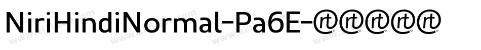NiriHindiNormal-Pa6E字体转换