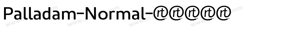 Palladam-Normal字体转换