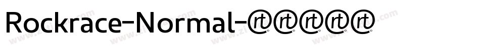 Rockrace-Normal字体转换
