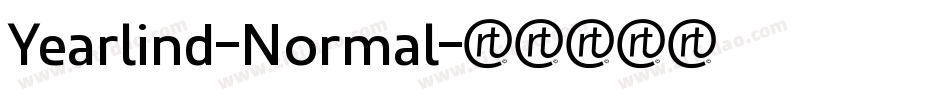 Yearlind-Normal字体转换