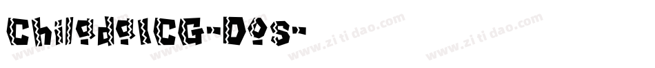 ChiladaICG-Dos字体转换