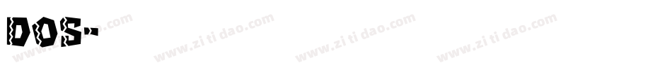 DOS字体转换
