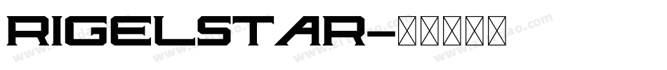 Rigelstar字体转换