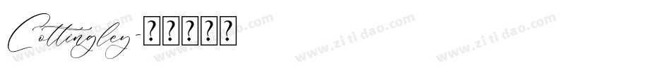 Cottingley字体转换