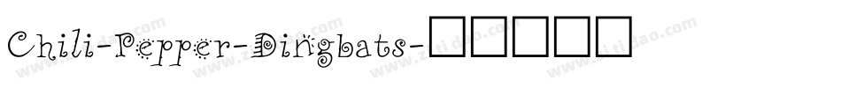 Chili-Pepper-Dingbats字体转换