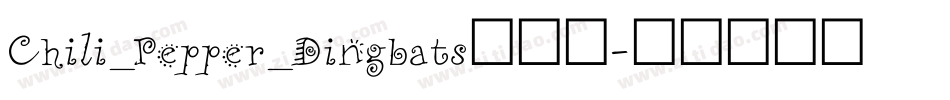 Chili_Pepper_Dingbats手机版字体转换