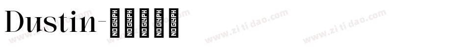 Dustin字体转换