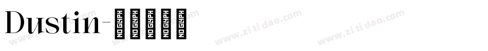 Dustin字体转换