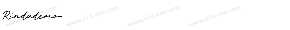 Rindudemo字体转换