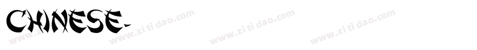Chinese字体转换