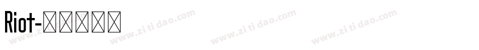 Riot字体转换