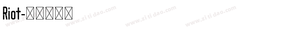 Riot字体转换