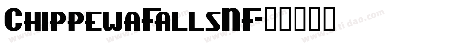 ChippewaFallsNF字体转换