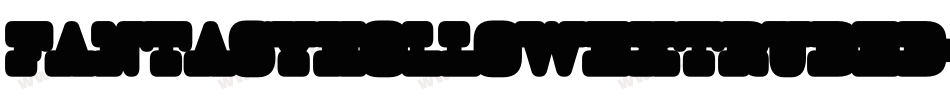FantasyHollowExtruded字体转换
