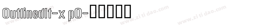 OutlinedIt-x5pO字体转换