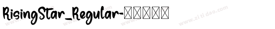 RisingStar_Regular字体转换
