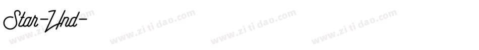 Star-Hnd字体转换